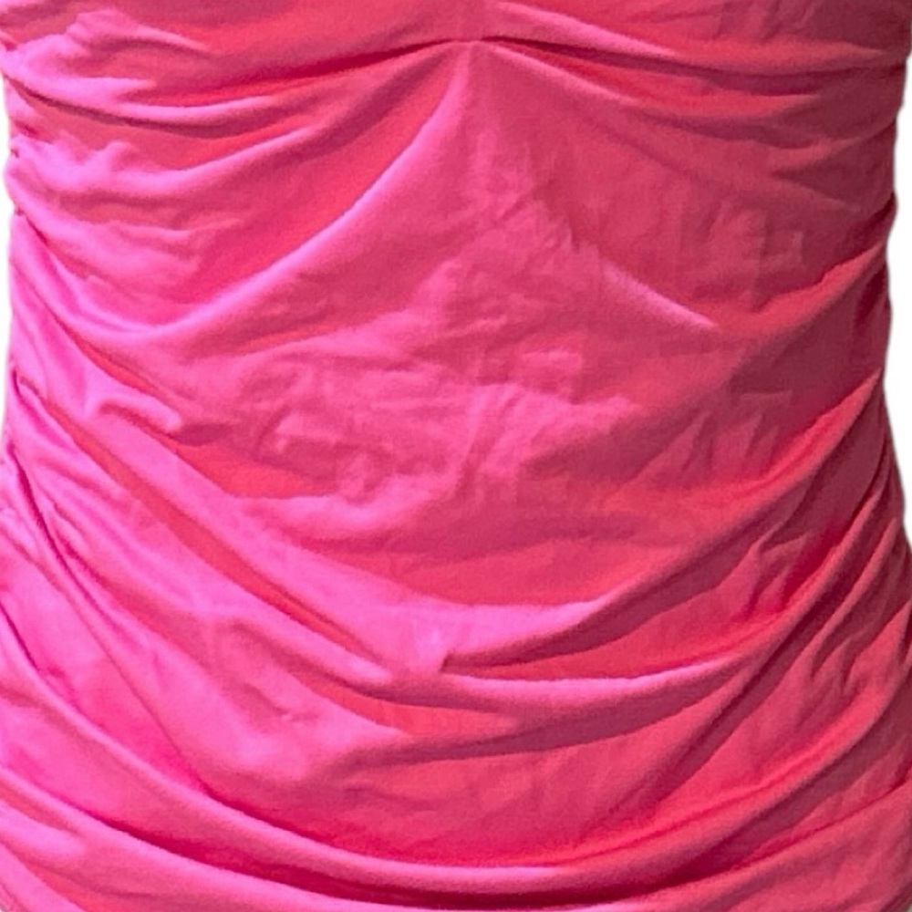 Studio F Chain Strap Ruched Bodysuit - Picture 6 of 16